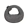 Bolsa Pequena Quadrada Portátil Full Diamond Transfronteiriça para Mulheres Outono 2025 Novo Estilo Elegante e Personalizada Celebridade Jantar Brilhante Bolsa de Mão