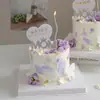 Decoração de Bolo Bonita para o Dia das Mães 2025 Topper de Diamante Mamãe Topper de Fada Mamãe Boas Festas Topper de Coração