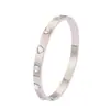 Pulsera de Acero de Titanio para Mujer, Pulsera de Plata con Circonita en Forma de Corazón, Diseño Simple, No se Desvanece, Se Puede Usar en la Ducha, Accesorio de Muñeca para Parejas