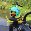 Lindo Pato Amarillo Submarino Adornos de Pato para Coche Motocicleta Autopropulsada Motocicleta Eléctrica Adornos de Coche a Batería Accesorios