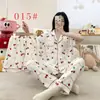 Pijama de mujer para otoño e invierno, conjunto de tres piezas de algodón nube, ropa de casa, estilo lindo y dulce de estudiante 2026