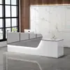 Balcão de Bar Caixa Balcão de Recepção Loja Moderna Salão de Beleza Balcão Supermercado Minimalista Canto Curvo Novo Luxo Leve