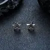 Brincos de Tarraxa Irregulares de Estrela de Cinco Pontas com Strass para Homens, Acessórios de Brinco Versáteis da Moda Tendência de Nicho para Mulheres, Acessórios de Luxo Leve com Sensação de Alta Qualidade