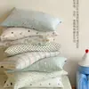 Funda de almohada hipoalergénica 100% algodón, gasa de doble capa, funda de almohada de algodón puro, 48*74, tamaño individual, diseño de dibujos animados, funda de almohada para niños, se vende individualmente