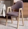 Cadeira simples moderna multi-cor ferro forjado encosto Café Restaurante A- linha Banqueta casual Cadeira de bar curvo doméstico