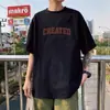2026 Verão Novo Manga Curta Masculina Camiseta Pesada Tendência Solta Estilo Americano Top Masculino Comércio Exterior