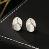 Brincos de Gota Dupla de Alta Qualidade, Luxo Acessível, Design Normcore, Brincos de Estilo Cool, Exquisitos, Modernos e Versáteis