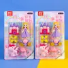 Goma de borrar mini de dibujos animados Qihao traje de goma de borrar espacial creativo goma de borrar para estudiantes pequeño regalo para estudiante de primaria