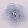Accesorios de Pasador de Pelo de Camelia de Malla Broche de Flor Lindo Alto Sentido para Niña Decoración de Accesorios de Pistilo Dulce
