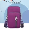 Bolsa para Celular de Tela Grande Bolsa Transversal Feminina Mini Bolsa Pequena Primavera e Verão Embalagem Bolsa para Celular Bolsa de Tecido com Alça Carteira de Moedas Portátil