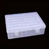 Caja de almacenamiento transparente para cuentas, contenedor de almacenamiento de PVC con tapa, juego de pequeñas botellas organizadoras y dispensadoras de cuentas