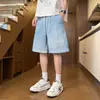Shorts Casuales Retro Tie-Dye con Estampado de Estrellas para Hombre, Verano Talla Grande Modernos Sueltos de Playa Rectos hasta la Rodilla