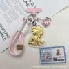 Novo Chaveiro de Ouro Puro 999 My Little Pony Pingente de Bolsa Desenho Animado Pingente de Celular Venda por Atacado para Lojas de Transmissão ao Vivo