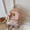 Mochila Tendência Estilo Coreano Transfronteiriça Estilo College, Bolsa Escolar para Estudante de Grande Capacidade, Bolsa de Couro Macio PU de Alta Qualidade para Mulheres