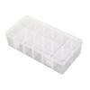Caja de Almacenamiento de Plástico Desmontable de 12 Compartimentos con Tapa, Caja Pequeña para Tornillos para Piezas de Ferretería DIY, Cuentas Sueltas, Joyería y Almacenamiento de Arte con Cuentas