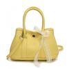 Corea del Sur Moda Estilo Casual Simple Bolso de Cubo Portátil para Mujer Elegante Estilo de Alta Gama Práctico Combinable Color Sólido Bolso Cruzado