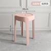 Taburete de Plástico Hogar Silla Nórdica Taburete Redondo Apilable Taburete de Mesa de Comedor Sencillo Cibernético Popular Taburete Molino de Viento Engrosado