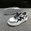 Zapatos deportivos de cuero transpirables y amortiguadores para correr, talla 36-40, para hombre, con bloques de color, zapatos cómodos para trotar, calzado atlético