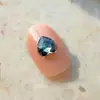 Joias para Nail Art Coração Cristal de Vidro Diamante Adesivos para Unhas Decoração de Roupas com Diamantes Sapatos e Chapéus Acessórios Feitos à Mão Diamante Coração de Pêssego com Fundo Pontiagudo
