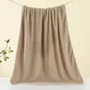 Toalla de Baño Transfronteriza 90*170 Tejido de Punto por Urdimbre Coral Fleece Patrón de Piña Toalla de Baño, Ampliada y Engrosada, Absorbente y Libre de Pelusa Toalla de Playa