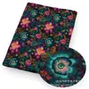 Flor de bordado de imitación calabaza serie de primavera lona de poliéster o tela de lona ropa hecha a mano accesorios DIY