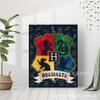 Comercio Exterior Transfronterizo Pintura de Diamantes 5D Llena de Diamantes y Joyas Kit de Arte Harry Boy Insignia Mágica DIY