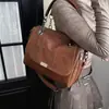 Bolsa de Ombro Simples para o Verão Estilo Coreano Padrão Diamante Casual Transversal Grande Capacidade Viagem Casual Bolsa para o Dia a Dia