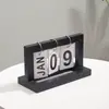 Calendário de madeira estilo ins nórdico criativo simples moderno para quarto, calendário de mesa, decoração de mesa, pequenos enfeites