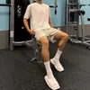 Nuevos Shorts Deportivos de Verano 2026 Estilo Americano para Hombre, Marca de Moda Estilo Coreano Casual Estilo Perezoso Secado Rápido Seda de Hielo Shorts Casuales