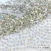 Diamantes Mistos para Nail Art com Ponta de Coração 3mm Mini Diamantes de Formato Especial Acessórios para Nail Art Pilha de Unhas Usável Material de Diamante Atacado