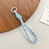 Cordão Colorido Novo para Celular Transfronteiriço, Corda Trançada Feita à Mão, Chaveiro para Capa de Celular DIY, Alça Destacável Anti-Perda para Garrafa de Água