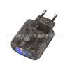 Cargador transparente negro Finger A + C para teléfono Apple Android carga rápida qc3.0 25w12w cabezal de carga