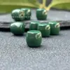 Contas Soltas de Turquesa Imitação de Magnésio, Contas Espaçadoras Otimizadas Verde Escuro Estilo Vintage para Pulseiras DIY, Artesanato e Acessórios para Contas de Oração Budistas