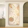 Pintura de Carpa Boa Sorte Parede de Fundo do Hall de Entrada Mural de Peixe Dourado Pintura Decorativa de Porta Estilo Luxo Grandioso Creme Pintura de Parede Suspensão