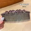 Grampo de cabelo tipo pente invertido com strass para mulheres, uma ferramenta mágica para prender e arrumar fios soltos na parte de trás da cabeça, presilha para franja, grampo de cabelo, acessório de cabelo