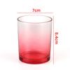 Amazon Vidrio de Color Hecho a Mano Creativo DIY Contenedor para Rellenar Cera con Tapa Vela de Aromaterapia Taza Vacía Spot Venta al por Mayor
