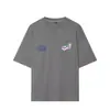 Ropa de Mujer al por Mayor Transfronteriza Estilo Europeo y Americano Verano 2026 Nueva Moda Versátil Estampada Holgada Camiseta Top de Manga Corta