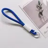 Fornecedor de Fabricante Cordão para Celular, Corda Trançada, Cordão Colorido Curto Anti-Perda, Chaveiro Versátil Feito à Mão, Corda para Alto-falante de Chaleira