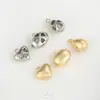 Ouro 14K Preenchido Cor Duradoura Oco Trevo de Quatro Folhas Coração de Pêssego Oval Gota d'Água Pingente DIY Brincos Pulseira Acessórios de Joias