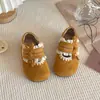 Zapatos de Cuero para Niñas 2026 Nueva Llegada Primavera Estilo Academia Versátiles con Adorno de Encaje Zapatos de Princesa Suela Suave Modernos Zapatos Individuales