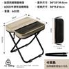 Taburete Plegable en Stock Silla Plegable para Exteriores Aleación de Aluminio Silla Luna Portátil Acolchada Bolso de Mano para Acampar