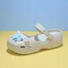 Estrella de Mar Perla Estilo Nuevo Zuecos de Ballet de Suela Gruesa Ropa de Exterior de Verano Ligera Transpirable Casual Cómoda de Moda Tendencia