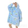 Amazon Hugglehoodie Sudadera Perezosa Chaqueta Polar Franela Engrosada con Capucha Manta para TV Calidez Exterior