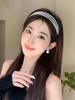 Diadema de Perlas Nueva Súper Hada Romántica Francesa de Alta Gama Celebridad de Internet Lavado de Cara Presión Alta del Cráneo Horquilla Accesorios para el Cabello Tocado para Mujeres
