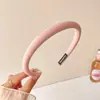 Diadema juvenil y artística estilo universitario que no daña el cabello, nuevo accesorio para el cabello de moda, pinza para el cabello engrosada para niñas