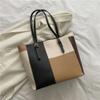 Nuevo bolso tote de gran capacidad para ir al trabajo, bolso de axila para mujer, nuevo bolso de hombro portátil de otoño 2022, bolso grande con textura