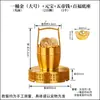 Tendencia de Tiktok Latón Atrae Fortuna Cubo de Oro Adorno Metal Dorado Chapado Lingote Pequeña Barra de Oro Latón Cubo de Agua Cobre Adorno