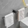 Barra de Toalla Recta de Acero Inoxidable 304 Sin Taladro para Baño Estante Creativo para Toallas Estante Minimalista para Almacenamiento de Toallas de Baño