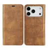 Funda protectora de cuero tipo libro para teléfono móvil Apple 17Promax, tapa abatible, funda para teléfono móvil Iphone16