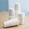 Taza de papel engrosada Deli 9570 250ml desechable no se deforma fácilmente sin olor peculiar 50 tazas para oficina y hogar